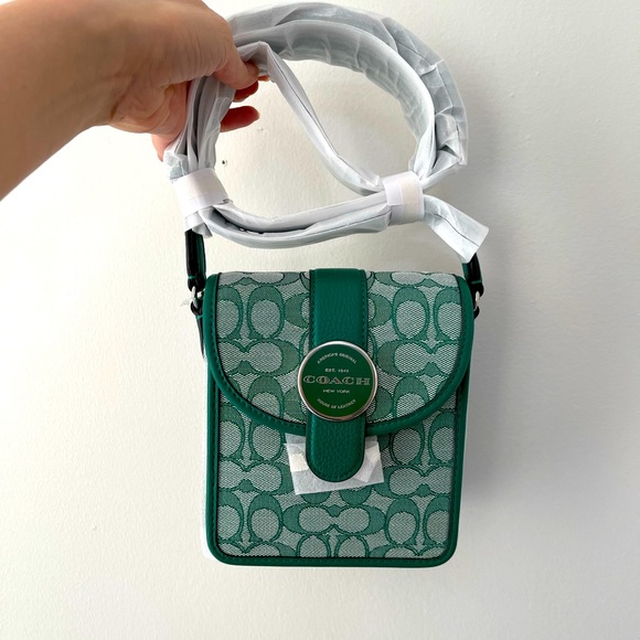 Coach LONNIE CROSSBODY IN SIGNATURE JACQUARD (COACH C8321) - Picture 2 of 6